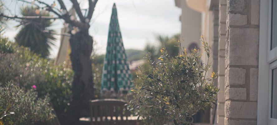 Ground floor terrace